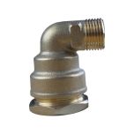 Coude laiton PEHD Ø25 Mâle 1/2" (15/21) -  ACS 16 Bar - Arco