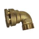 Coude laiton PEHD Ø40 Mâle 1-1/4" (33/42) -  ACS 16 Bar - Arco