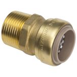 Manchon >B< Push Mâle Femelle à visser 1/2" (15/21) à clipser Ø18 - IBP Bänninger