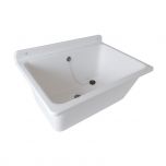 Evier bac à laver Nicoll 610x455x285mm pour fixation murale