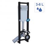 Bâti support Césame Compact NF 3/6L autoportant fixation au sol - Regiplast