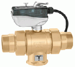 Vanne directionnelle grand débit 3 voies Mâle Femelle 1" (26/34) - Moteur 3 points - Rotation 180° - Thermador