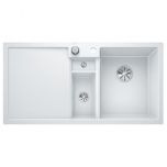 Évier de cuisine Collectis 6S - Blanc - sous-meuble 60 cm - L 1000 x l 500 x P 190 mm + Bac de tri - Blanco