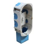 Boîtier d'appareillage Micro-Module MULTIMAT NO AIR NF cloison sèche Double (71 mm) Ø67 mm - BLM