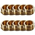 Lot de 10 Bouchons Laiton Mâle 3/4" (20/27) - Arcanaute