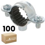 100 colliers isophonique simple M7 x 150 pour tube Ø14 - Arcanaute