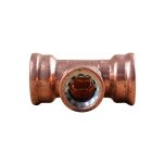 Raccord cuivre Push-Fit à clipser - Té inégal FFF Ø16-12-16