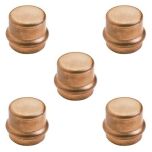 Lot de 5 raccords cuivre à sertir Bouchon Femelle Ø28