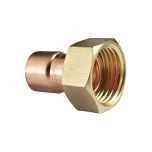 Douille droite écrou prisonnier 359 GCL Femelle 1/2"(15/21) - Tube Cuivre Ø14