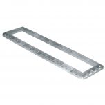 Cadre renforcé MULTIGRIL - gris - 200 x 1000 mm - First Plast