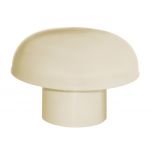 Chapeau de ventilation PVC sans moustiquaire - Sable