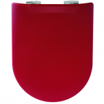 Abattant WC Wood Slim Chili Mat, descente assistée et déclipsable - Olfa