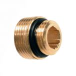 Mamelon Mâle 1/2" (15/21) - Mâle 3/4" EK eurocône avec joint torique - Conecterm