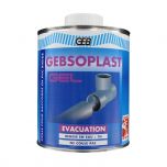 Colle GEBSOPLAST GEL pour raccords PVC évacuation - 1L