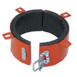 Collier coupe-feu rouge K-FIRE pour tube PVC diamètre 125mm - IK SAGI