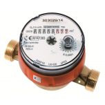 Compteur divisionnaire eau chaude pré-équipé télérelevage - Écartement 110 mm - 3/4" (20/27) - Sferaco