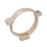 Collier à bride - sable - pour tube Nicoll Ø80