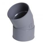 Coude PVC évacuation Ø100 femelle femelle 30° - Nicoll