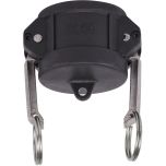 Bouchon coupleur DC - raccord rapide à cames polypropylène - 1" (26/34) - Sferaco