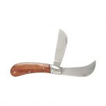 Couteau d'éléctricien avec 1 lame serpette et 1 lame droite Inox KS Tools 907.2186