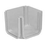 Croix multi-directionnelle pour caniveau Série 100 HAUT - Gris - First Plast