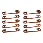 Lot de 10 Poignées designs et mobiles en Cuivre - Entraxe 160 mm - Ø12 - Arcanaute