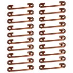 Lot de 20 Poignées designs et mobiles en Cuivre - Entraxe 160 mm - Ø12 - Arcanaute