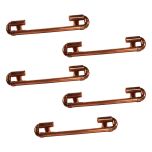 Lot de 5 Poignées designs et mobiles en Cuivre - Entraxe 160 mm - Ø12 - Arcanaute