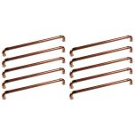 Lot de 10 Poignées de meuble cuivre "Industriel" - Entraxe 330 mm - Ø14 mm - Arcanaute