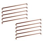 Lot de 10 Poignées de meuble cuivre "Industriel" - Entraxe 492 mm - Ø14 mm - Arcanaute