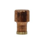 Bouton de meuble en cuivre "Industriel" Ø22 - Arcanaute