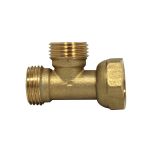 Té Mâle Mâle 1/2'' (15/21) - Femelle écrou prisonnier 1/2" (15/21) - Arcanaute