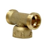 Té Mâle 3/4'' (20/27) - Femelle écrou prisonnier 3/4" (20/27) - Mâle 3/4'' (20/27)