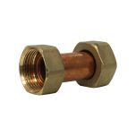 Raccord droit femelle/femelle 3/4" (20/27) à joint plat - Arcanaute