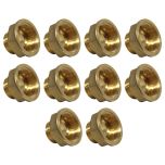 Lot de 10 Mamelons Laiton Femelle/Mâle Réduit 1"1/4-1" (33/42-26/34) - Arcanaute