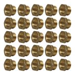 Lot de 25 Mamelons Laiton Réduit Mâle/Femelle 1/2"-3/8" (15/21-12/17) - Arcanaute