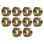 Lot de 10 Mamelons Laiton Réduit Mâle/Femelle 1"-3/4" (26/34-20/27) - Arcanaute