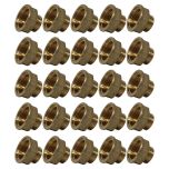Lot de 25 Mamelons Laiton Femelle/Mâle Réduit 3/4"-1/2" (20/27-15/21) - Arcanaute