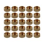 Lot de 25 Bouchons Laiton Femelle 3/4" (20/27) - Arcanaute