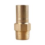 Raccord laiton à sertir et à visser - Manchon Mâle Mâle Ø18x1/2"(15/21)