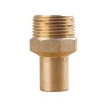 Raccord laiton à sertir et à visser - Manchon Mâle Mâle Ø18x3/4"(20/27)