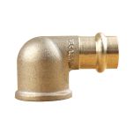 Coude 90° Femelle Femelle laiton à sertir et visser Ø16 x 3/4" (20/27)