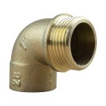 Coude 90° Mâle 92 GCU 1"(26/34) - Tube Cuivre Ø28