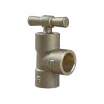 Raccord laiton à souder - Té équerre 90 GCU Ø12 avec purgeur - Arcanaute