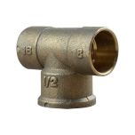 Té Femelle 130 GCU 1/2" (15/21) - pour Tube Cuivre Ø18 - Arcanaute