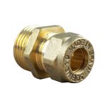 Raccord bicône droit Mâle 1/2" (15/21)-Cuivre 10