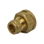 Raccord bicône droit Femelle 3/4"" (20/27) - Cuivre Ø12