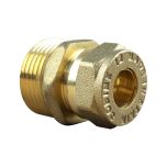 Raccord droit Mâle Bicone 3/4" (20/27) -  Cuivre Ø12