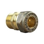 Raccord bicône droit Mâle 3/8" (12/17)-Cuivre 10