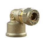 Coude bicone 1/2" (15/21) Femelle - Cuivre Ø10 - Arcanaute